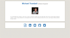 Desktop Screenshot of michaeltrumbell.com