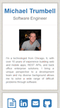 Mobile Screenshot of michaeltrumbell.com